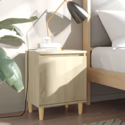 Donate uno stile scandinavo ai vostri interni con questo comodino per la camera da letto. Questo comodino con le gambe in leg ...