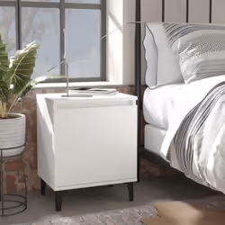 Donate uno stile industriale ai vostri interni con questi comodini per camera da letto. Il comodino con le gambe in metallo è ...