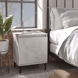 Donate uno stile industriale ai vostri interni con questo comodino per camera da letto. Questo comodino con gambe in metallo ...