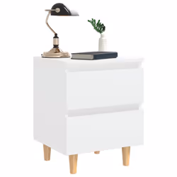 VidaXL 805851 comodino Bianco - Vista aggiuntiva 5