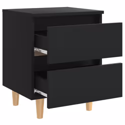 VidaXL 805853 comodino Nero - Vista aggiuntiva 5