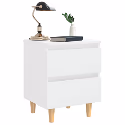VidaXL 805864 comodino Bianco - Vista aggiuntiva 7