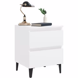 VidaXL 805869 comodino Bianco - Vista aggiuntiva 6