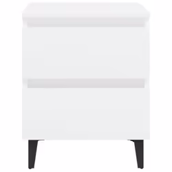 VidaXL 805870 comodino Bianco - Vista aggiuntiva 4