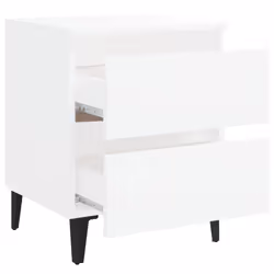 VidaXL 805870 comodino Bianco - Vista aggiuntiva 6