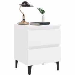 VidaXL 805870 comodino Bianco - Vista aggiuntiva 7