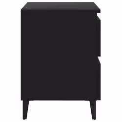 VidaXL 805871 comodino Nero - Vista aggiuntiva 4