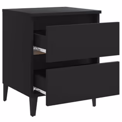 VidaXL 805871 comodino Nero - Vista aggiuntiva 5