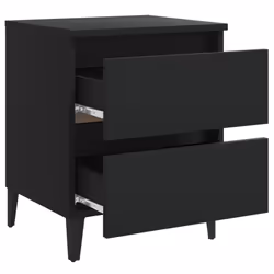 VidaXL 805872 comodino Nero - Vista aggiuntiva 5