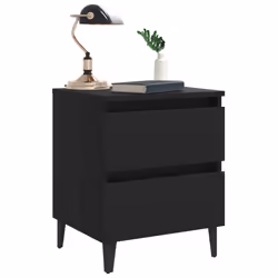 VidaXL 805872 comodino Nero - Vista aggiuntiva 6