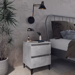VidaXL 805877 comodino Colore cemento