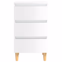 VidaXL 805899 comodino Bianco - Vista aggiuntiva 4