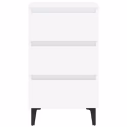 VidaXL 805905 comodino Bianco - Vista aggiuntiva 4