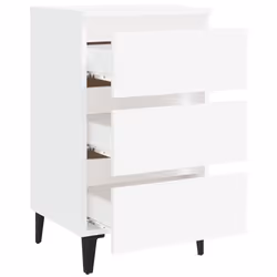 VidaXL 805905 comodino Bianco - Vista aggiuntiva 5