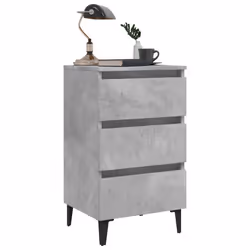VidaXL 805913 comodino Colore cemento - Vista aggiuntiva 4