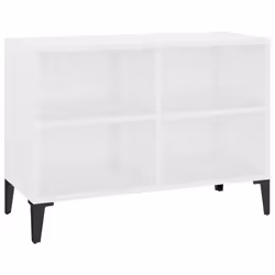 VidaXL 805932, Bianco, Metallo, Legno, 695 mm, 300 mm, 500 mm, 1 pz