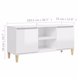 VidaXL 805965 supporto TV e sistema audio - Vista aggiuntiva 8