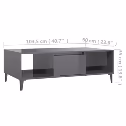 VidaXL 806030 tavolino da caffè, comodino e consolle da soggiorno - Vista aggiuntiva 7