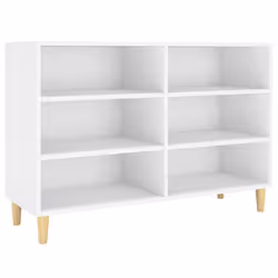 vidaXL Credenza Bianca 103,5x35x70 cm in Legno Multistrato - Vista aggiuntiva 2