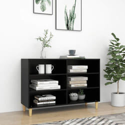 Credenza, Madia per salotto Nera 103, 5x35x70 cm in Truciolato Vidaxl