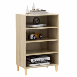 vidaXL Credenza Rovere Sonoma 57x35x90 cm in Legno Multistrato - Vista aggiuntiva 3