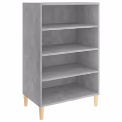 vidaXL Credenza Grigio Cemento 57x35x90 cm in Legno Multistrato - Vista aggiuntiva 2