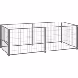 Questo canile versatile delimita un'area esterna appositamente per i vostri cani! Questa spaziosa gabbia per cani offre ampio ...