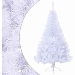 Questo mezzo albero di Natale artificiale costituisce il fulcro sorprendente delle vostre decorazioni natalizie, creando un'a ...