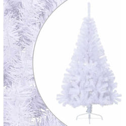 Vidaxl - Albero di Natale Artificiale Metà con Supporto Bianco 150cm pvc