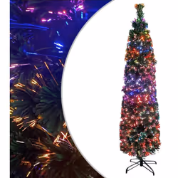 Questo bellissimo albero di Natale artificiale sottile, con illuminazione a fibra ottica, sarà l'attrazione principale delle ...