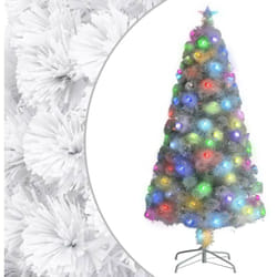 Vidaxl - Albero Natale Preilluminato Bianco 120 cm in Fibra Ottica