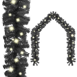 Vidaxl - Ghirlanda Natalizia con Luci a led 20 m Nera