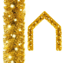 vidaXL Ghirlanda Natalizia con Luci a LED 5 m Oro