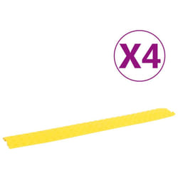 Vidaxl - Rampe di Protezione Cavi 4 pz 98,5 cm gialla 91951