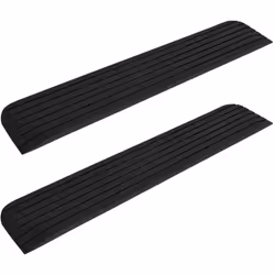 Questo set composto da 2 rampe per soglia può essere ampiamente utilizzato per assistere nel trasporto di deambulatori, scoot ...