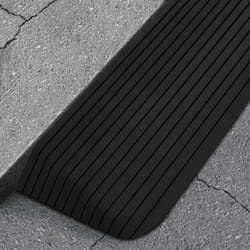 vidaXL Rampa per Soglia 110x41x5 cm in Gomma