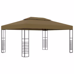 Gazebo con Luci LED a Stringa 3x4 m Grigio Talpacod mxl 72719 - Vista aggiuntiva 3