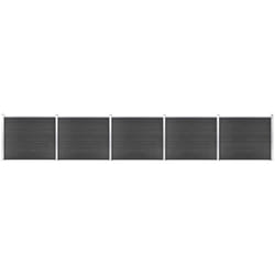 Vidaxl - Set Pannello di Recinzione in wpc 872x146 cm Grigio