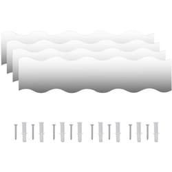 Vidaxl - Specchi da Parete 4 pz 100x23 cm Vetro a Onde