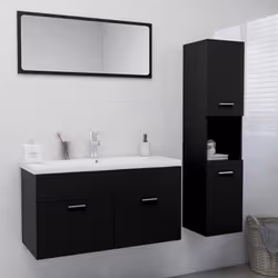 Con questo elegante set di mobili da bagno, potete creare ulteriore spazio di stoccaggio per il vostro bagno con un aspetto o ...