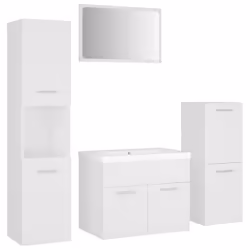 VidaXL 3071090, Bianco, Legno, 600 mm, 385 mm, 460 mm, 60 cm