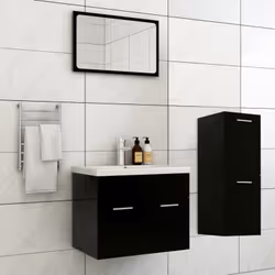 Con questo elegante set di mobili da bagno, potete creare ulteriore spazio di stoccaggio per il vostro bagno con un aspetto o ...