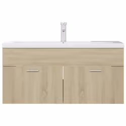 Mobile con Lavabo Integrato Rovere Sonoma in Legno Multistratocod mxl 72738