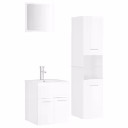 VidaXL 3071402, Bianco, 410 mm, 385 mm, 460 mm, 40 cm, 1,5 cm
