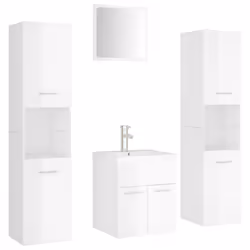 VidaXL 3071492, Bianco, 410 mm, 385 mm, 460 mm, 40 cm, 1,5 cm