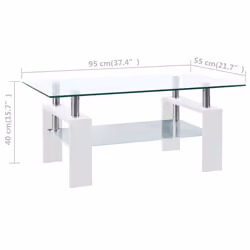 VidaXL 330304 tavolino da caffè, comodino e consolle da soggiorno - Vista aggiuntiva 6
