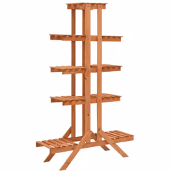 Questo supporto per piante in legno è perfetto per organizzare e mettere in mostra le vostre piante in vaso a casa, in giardi ...