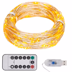 Questa stringa LED è eccellente per l'uso come aggiunta di illuminazione a qualsiasi progetto decorativo. È adatta per Natale ...
