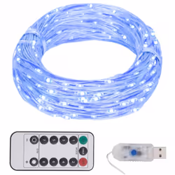 Questa stringa LED è eccellente per l'uso come aggiunta di illuminazione a qualsiasi progetto decorativo. È adatta per Natale ...