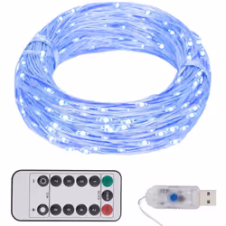Questa stringa LED è eccellente per l'uso come aggiunta di illuminazione a qualsiasi progetto decorativo. È adatta per Natale ...